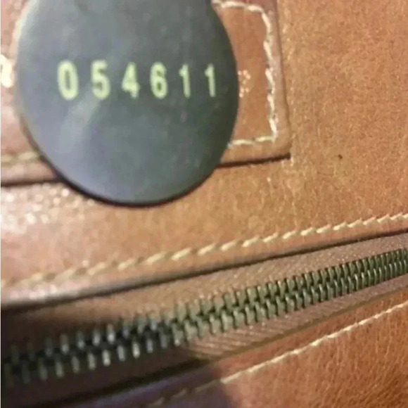 Mulberry brown woven leather satchel handbag - Picture 7 of 13